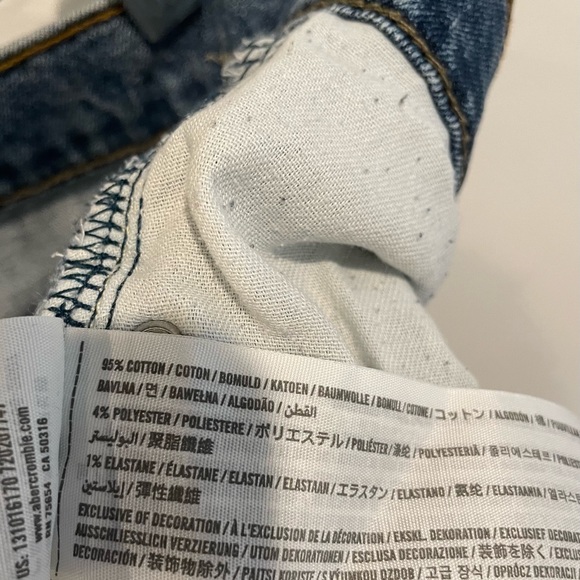 Abercrombie & Fitch Mens Skinny Blue jeans 30x32 - Picture 5 of 5